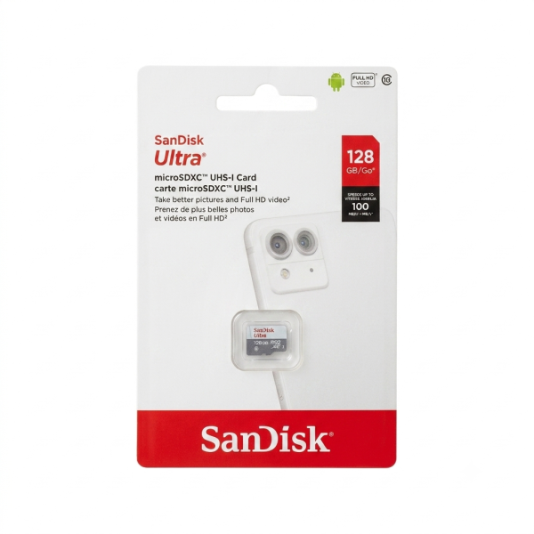 كرت ذاكرة SanDisk Ultra 128GB