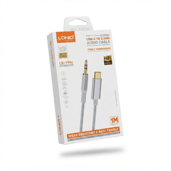 كيبل أدابتر LDNIO LS-Y91C متعدد المنافذ (Type-C)