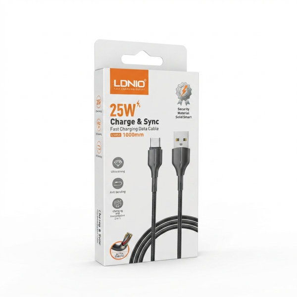 كيبل شحن USB 3.0 LDNIO LS851 (Type-C)