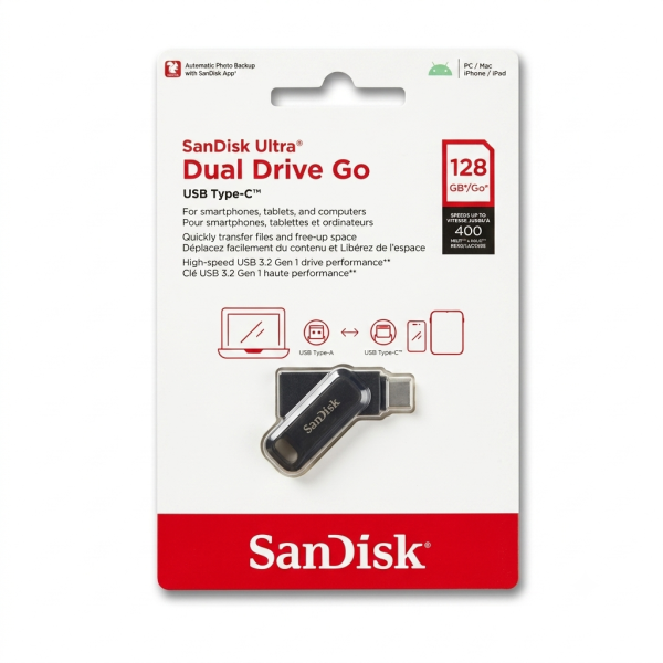 فلاشة SanDisk USB Type-C 128GB