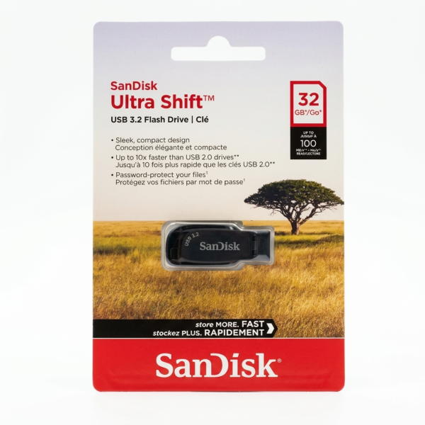 فلاشة SanDisk Ultra Shift 32GB